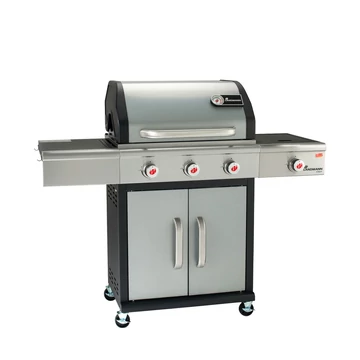 Landmann Triton PTS 3.1 (sötét szürke) Gázgrillkocsi / Grillező 12949