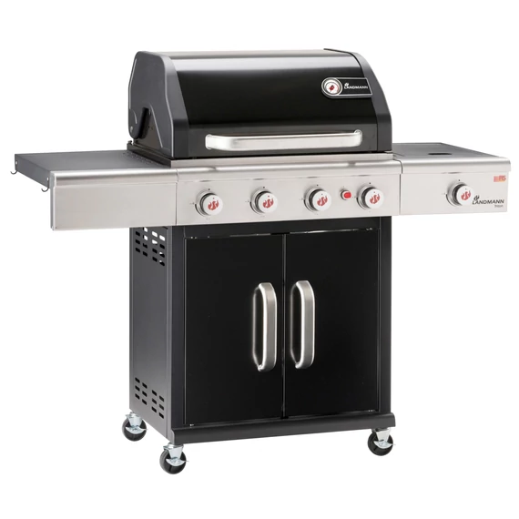 Landmann Triton maxX PTS 4.1 (fekete) Gázgrillkocsi / Grillező  12968