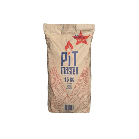 Pitmaster Marabu Restaurant faszén 15kg FSC 100% PM MAR15