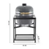 Kép 3/6 - Landmann Kamado Grillező Faszenes 26"  00575SET-L