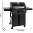Kép 2/3 - Landmann Elektromos Grillkocsi / Grillező fekete 3200 Watt 01192-L