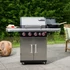 Kép 1/6 - Landmann Rexon PTS 4.1 Select Rozsdamentes Gázgrillkocsi / Grillező 12987-L