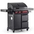 Kép 3/8 - Landmann Cool Black 4.1 Maxx  Gázgrill-kocsi / Grillező Fekete Öntöttvas (221611) 15273-L